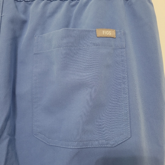 Figs Men's Cairo Cargo Scrub Pants, Size L, Ceil Blue, Healthcare Nursing Doctor - Picture 12 of 16